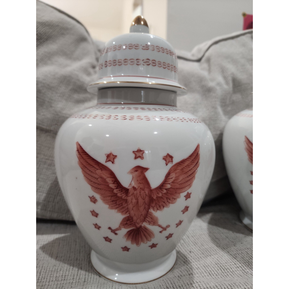 Ethan Allen Chinoserie Ginger Jar (both Jars) - Picture 2 of 9